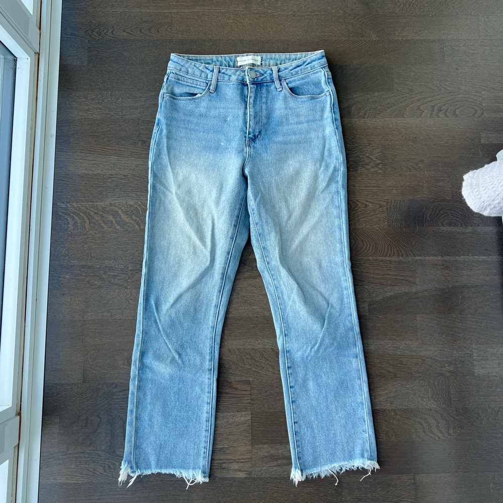 Articles Of Society Light Blue Straight Leg Jeans